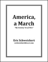 America, a March Concert Band sheet music cover